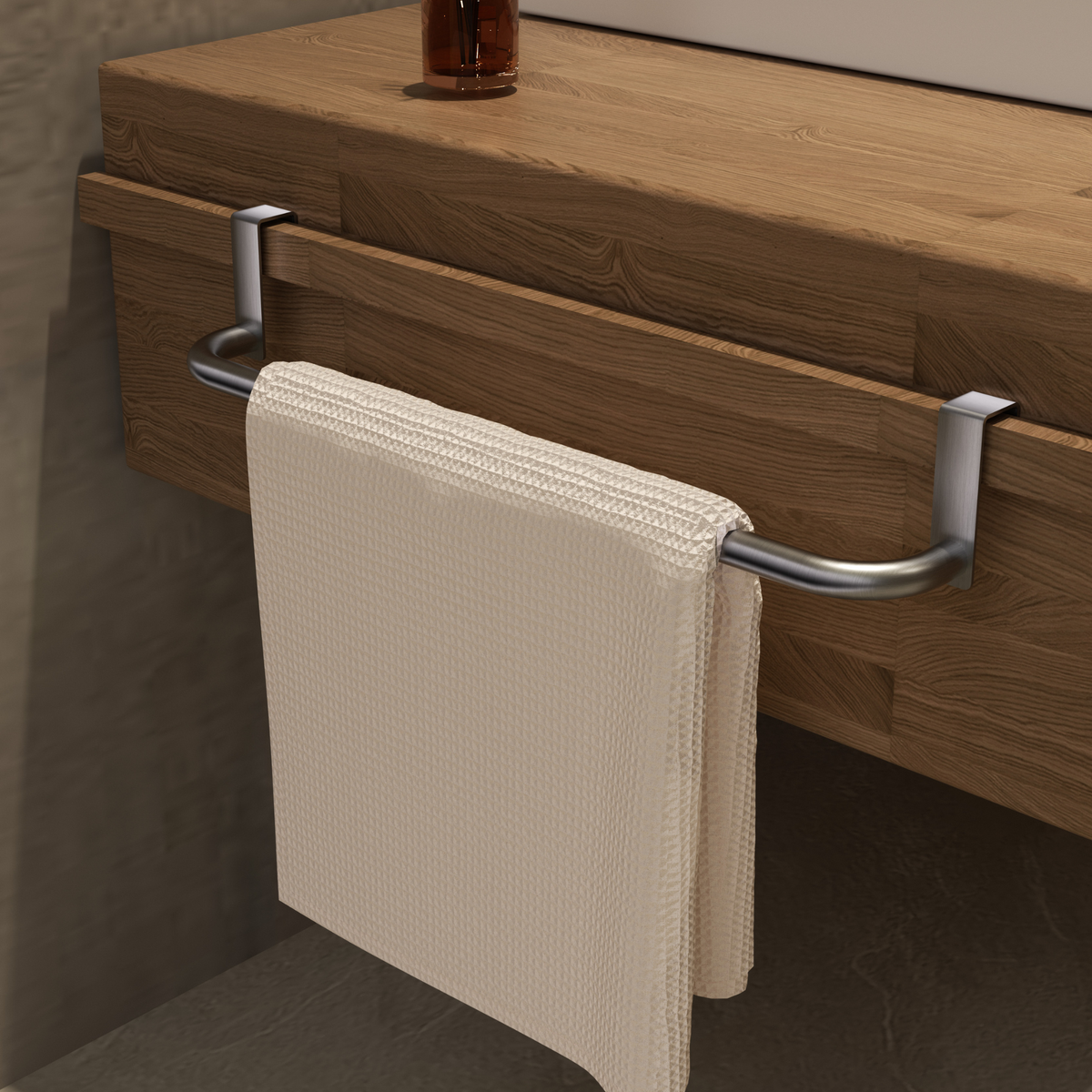 Toallero de barra, doble o interior de mueble: cuál eligen según el baño - Noluxa