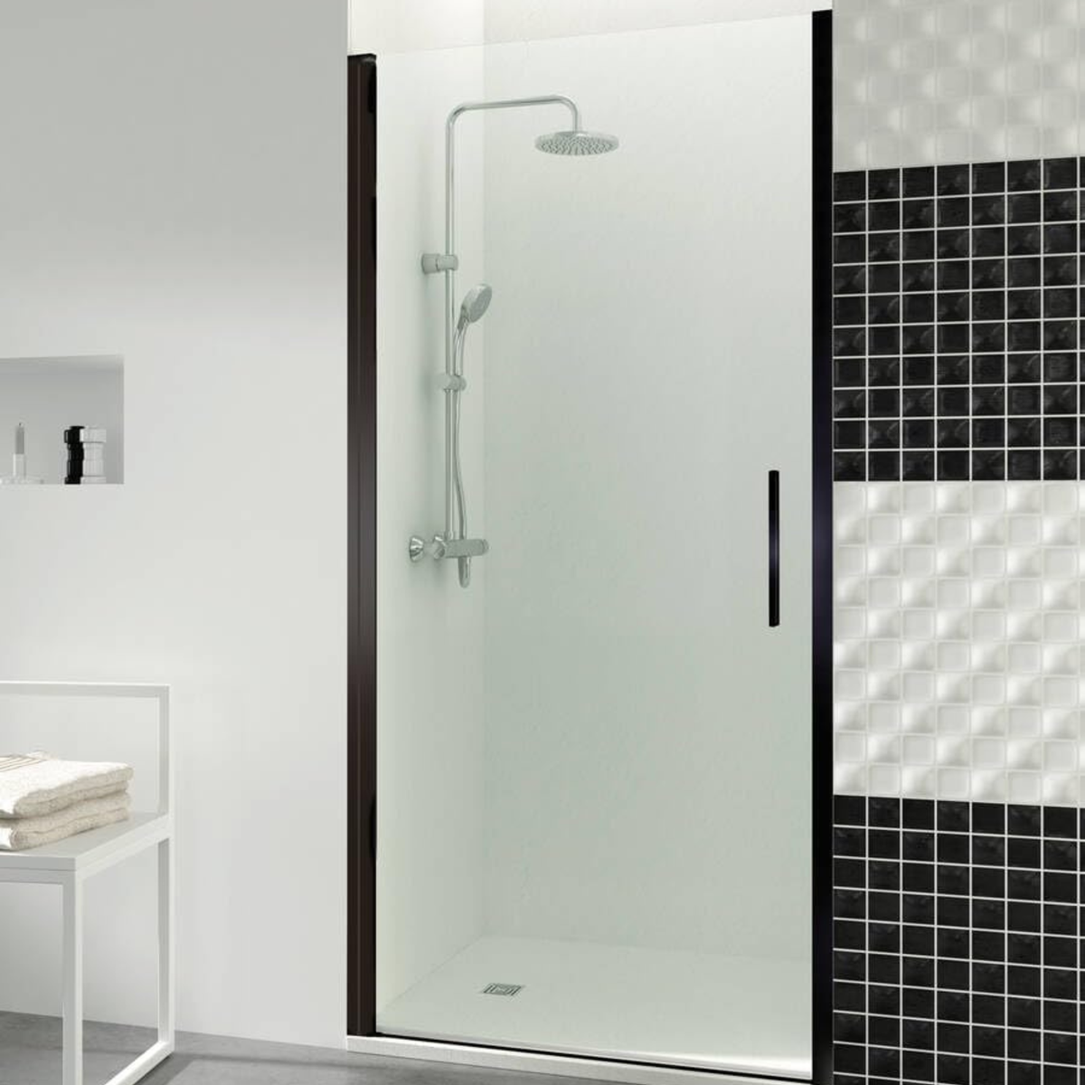 Mampara corredera, abatible o plegable: cuál aprovecha mejor cada baño pequeño - Noluxa