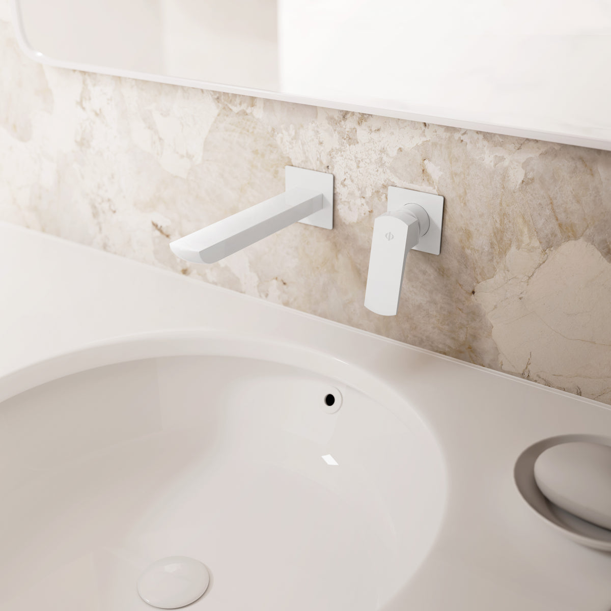 GRIFO LAVABO EMPOTRADO MONOMANDO SERIE MARRIOT - Noluxa