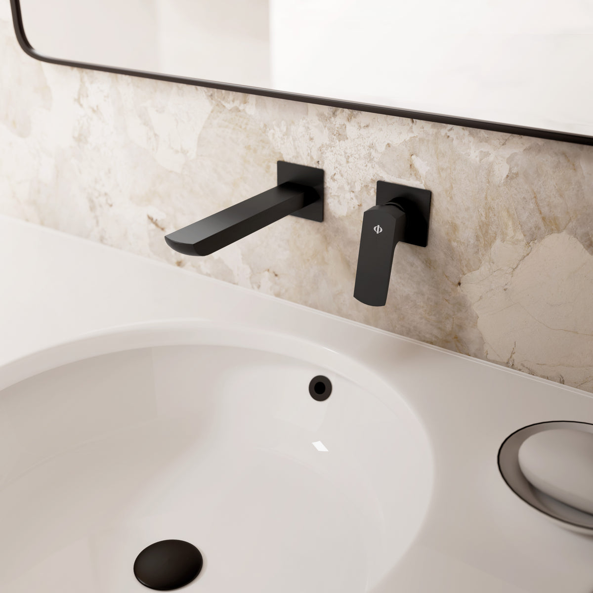 GRIFO LAVABO EMPOTRADO MONOMANDO SERIE MARRIOT - Noluxa