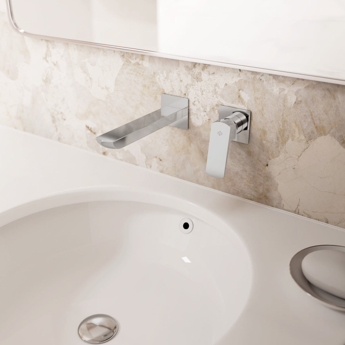 GRIFO LAVABO EMPOTRADO MONOMANDO SERIE MARRIOT - Noluxa