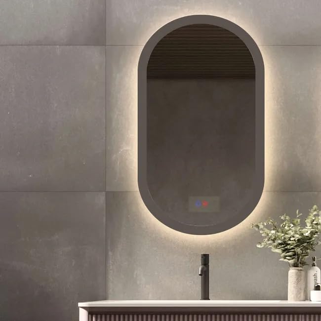 ESPEJO MILANO 50x90cm Gris Cobalto