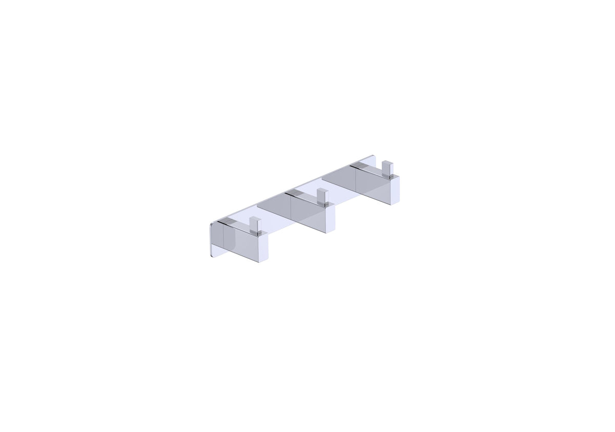 PERCHA TRIPLE EN ACERO INOX S.304 SERIE TECHNIC