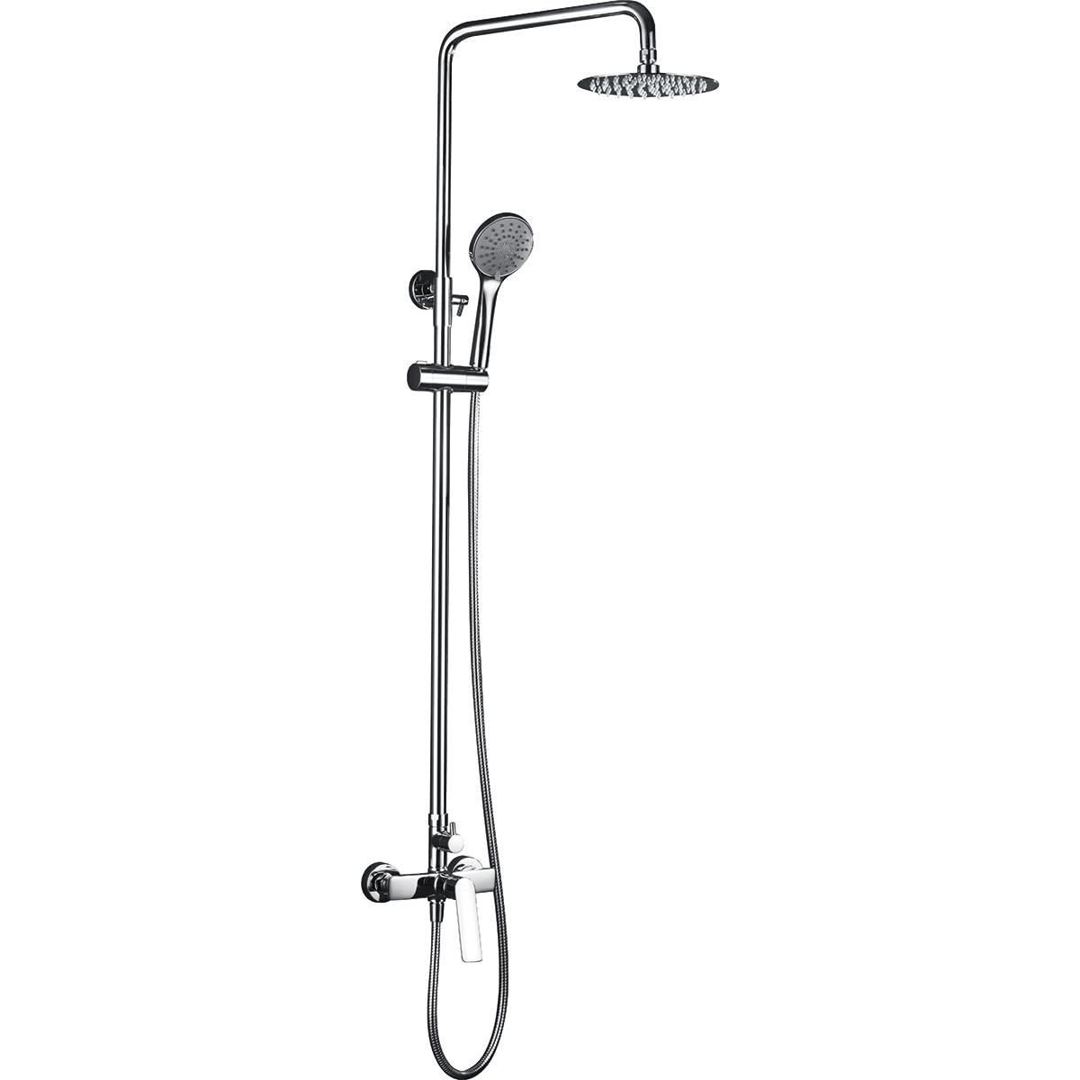 CONJUNTO DUCHA MONOMANDO LÚXOR Cromado