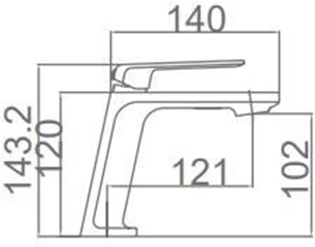 Low-spout single-lever basin mixer FIYI SERIES
