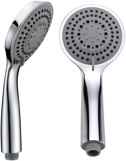IMEX - Alcachofa de Ducha Alta Presión Cromado | Alcachofa Ducha Antical Efecto Lluvia | Recambio Original Producto IMEX | Mango Ergonómico con 3 Posiciones | Resistente a Humedad y Corrosión Cromado