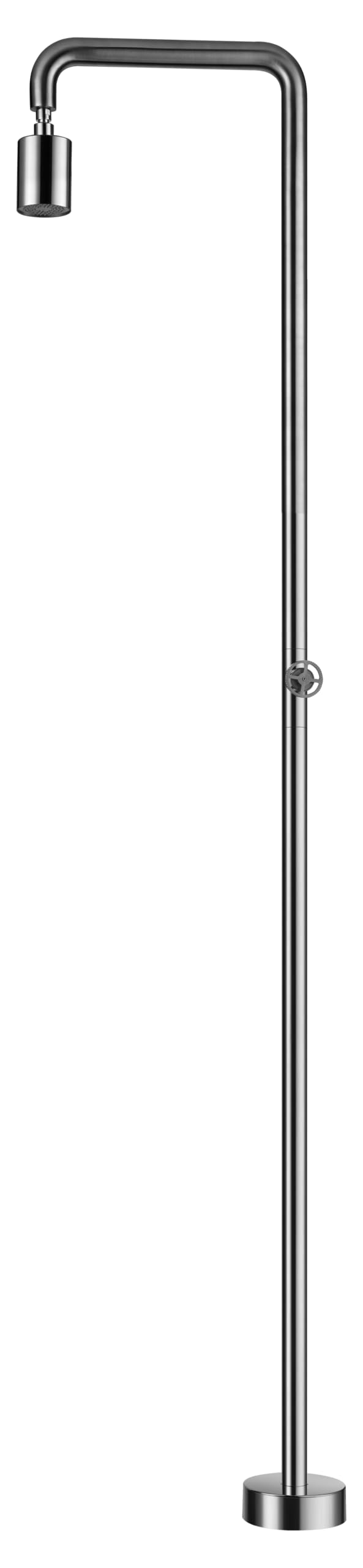 DUCHA PISCINA EXTERIOR EN ACERO INOX. S.316 SERIE POOL