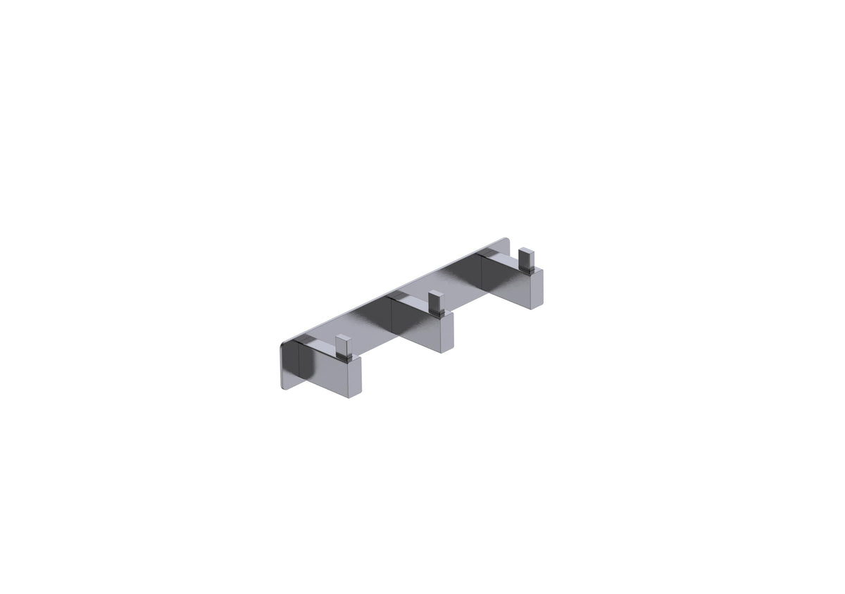 PERCHA TRIPLE EN ACERO INOX S.304 SERIE TECHNIC