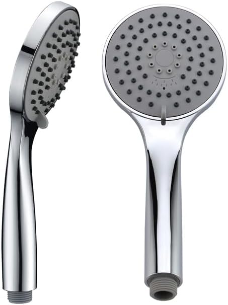 IMEX - Alcachofa de Ducha Alta Presión Cromado | Alcachofa Ducha Antical Efecto Lluvia | Recambio Original Producto IMEX | Mango Ergonómico con 3 Posiciones | Resistente a Humedad y Corrosión Cromado