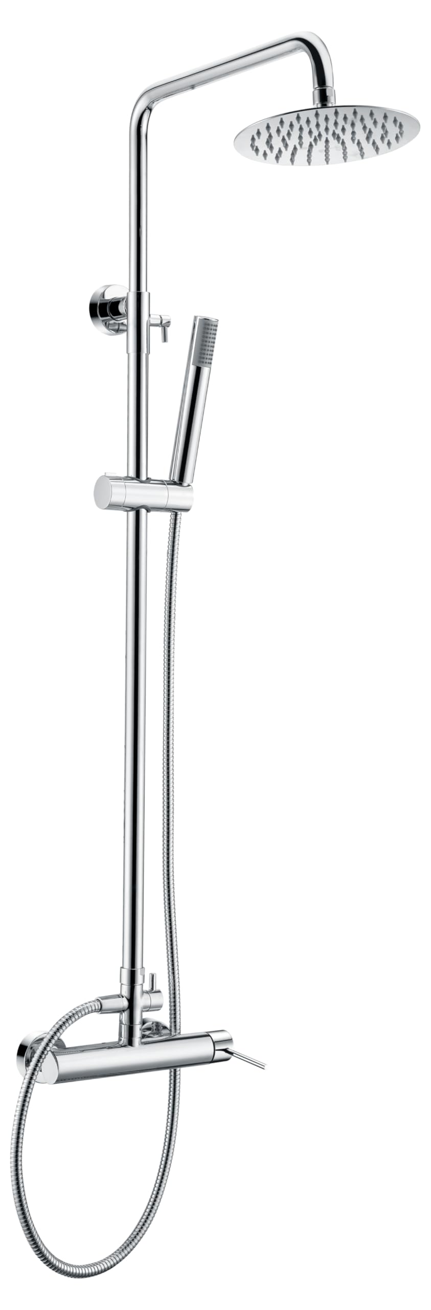CONJUNTO DUCHA MONOMANDO MILOS STICK Cromado