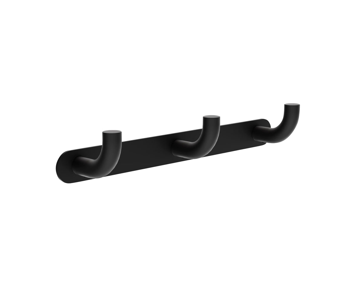 PERCHA TRIPLE EN ACERO INOX S.304 SERIE PURE