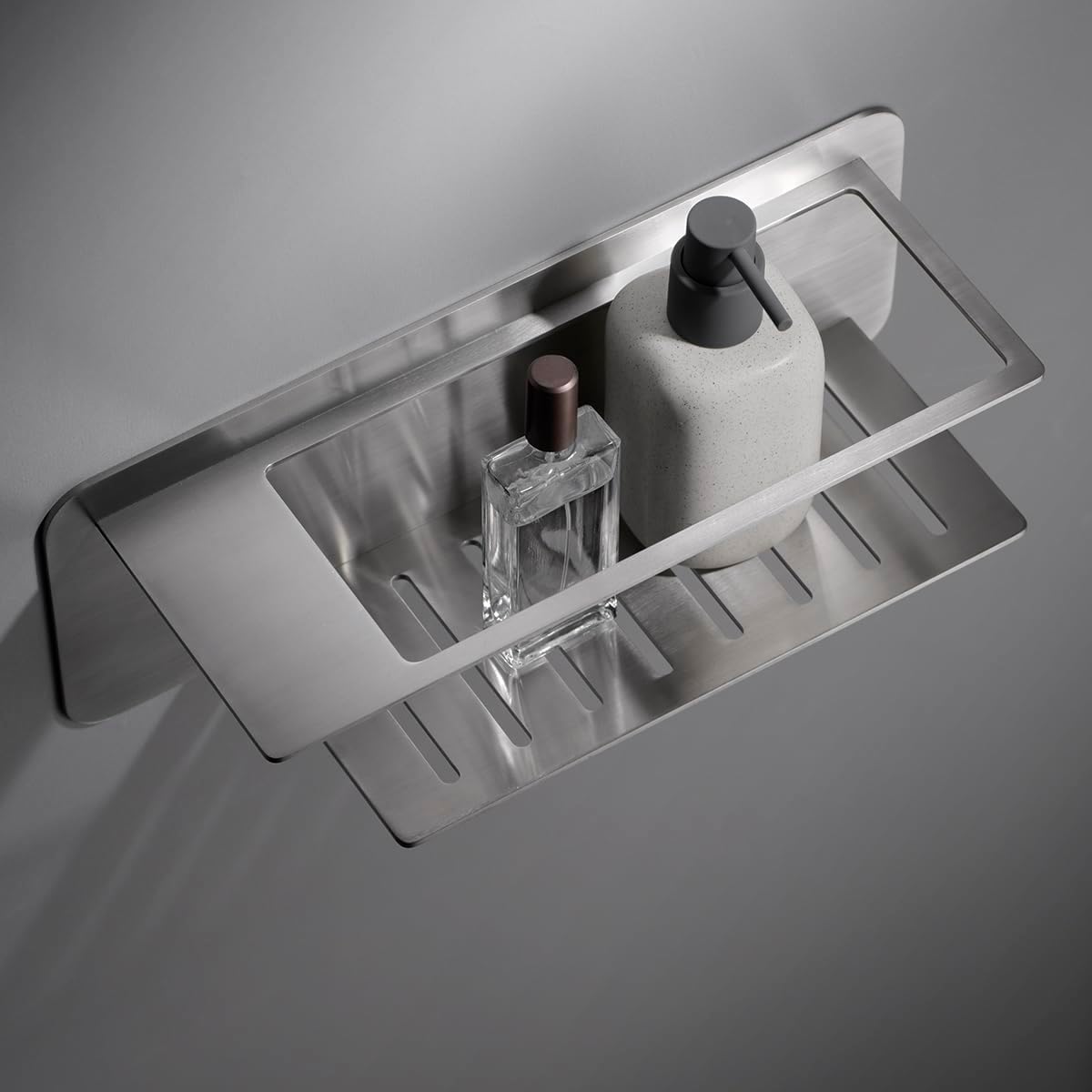 JABONERA FRONTAL DE ACERO INOX S.304 SERIE BETHARI