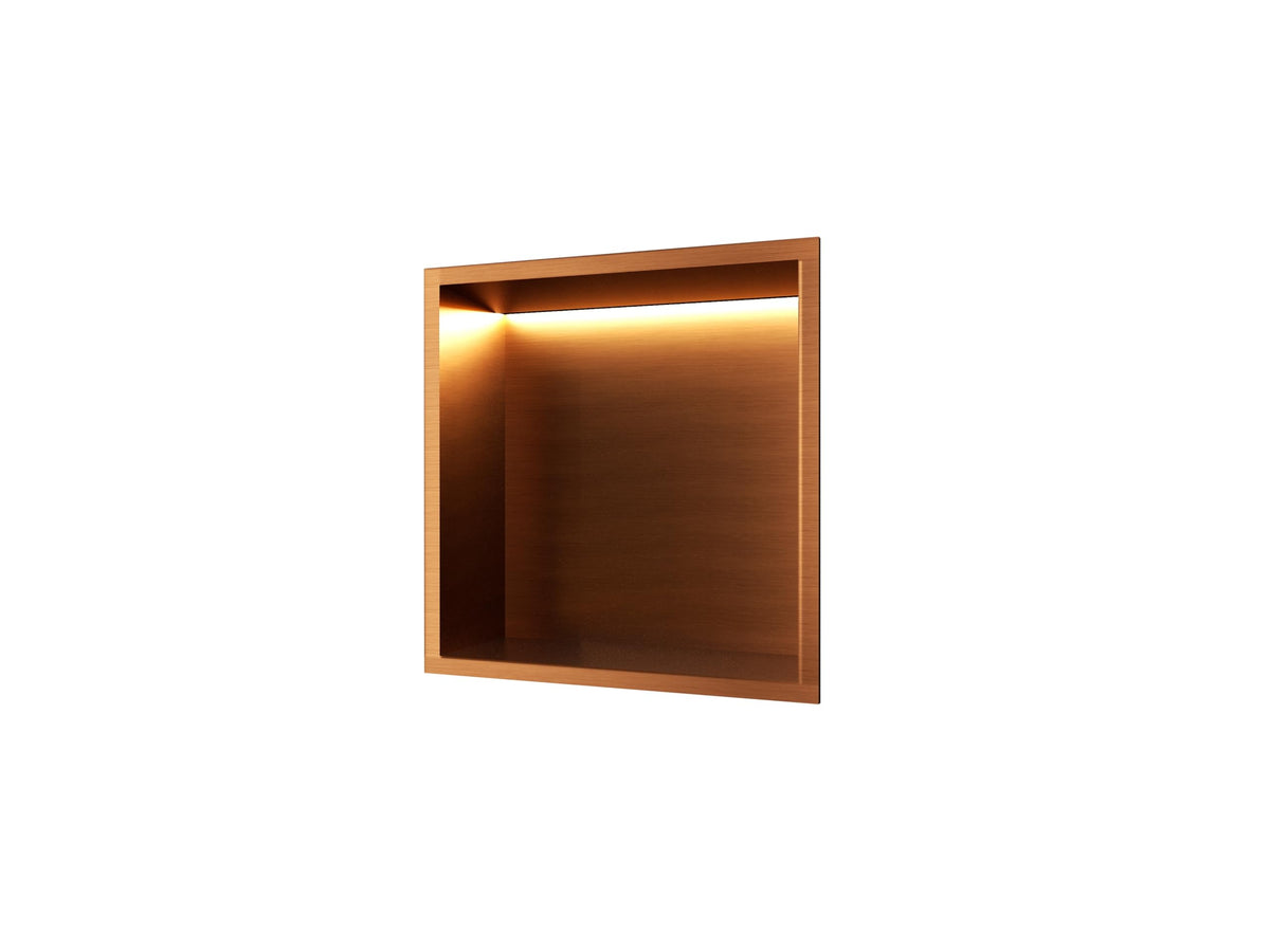 HORNACINA CUADRADA 33X33CM CON LUZ LED SERIE INDIC