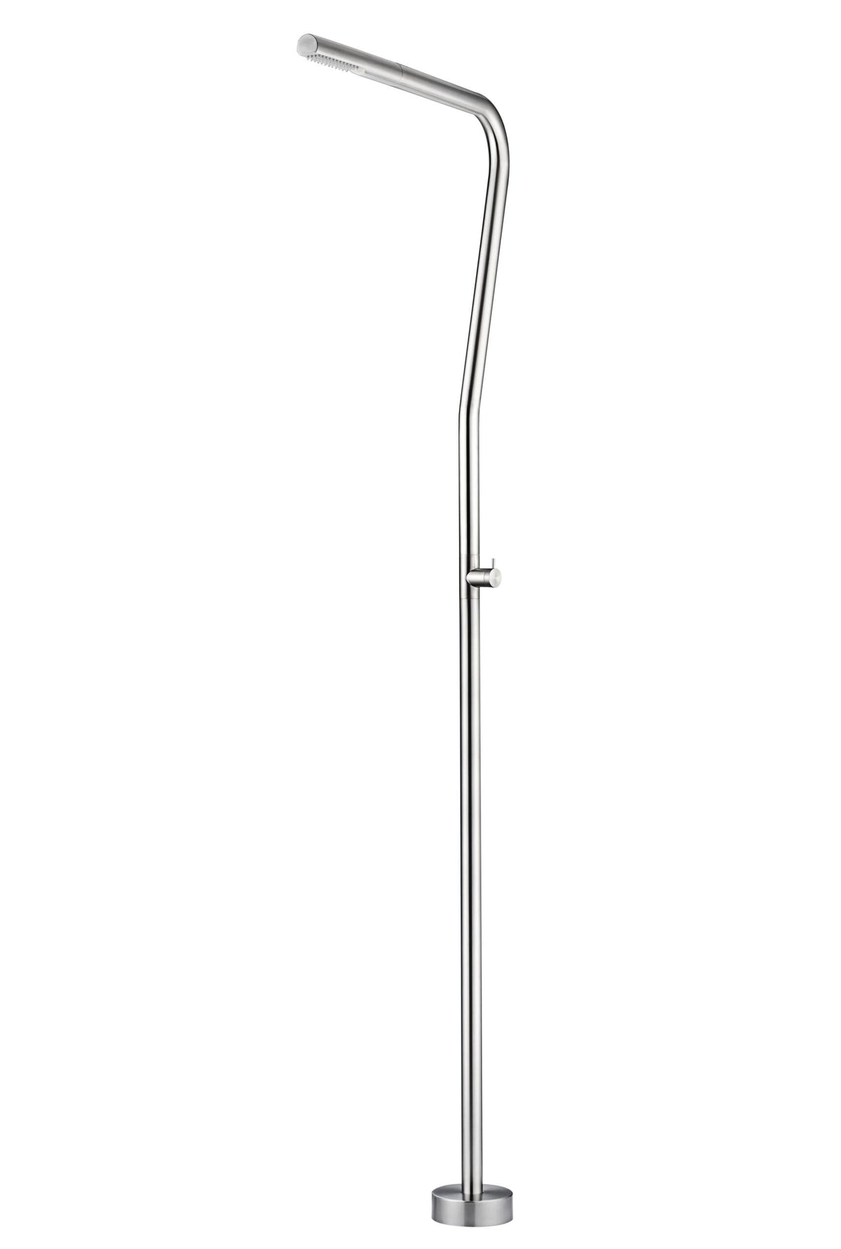 DUCHA PISCINA EXTERIOR EN ACERO INOX. S.316 SERIE NEVADA