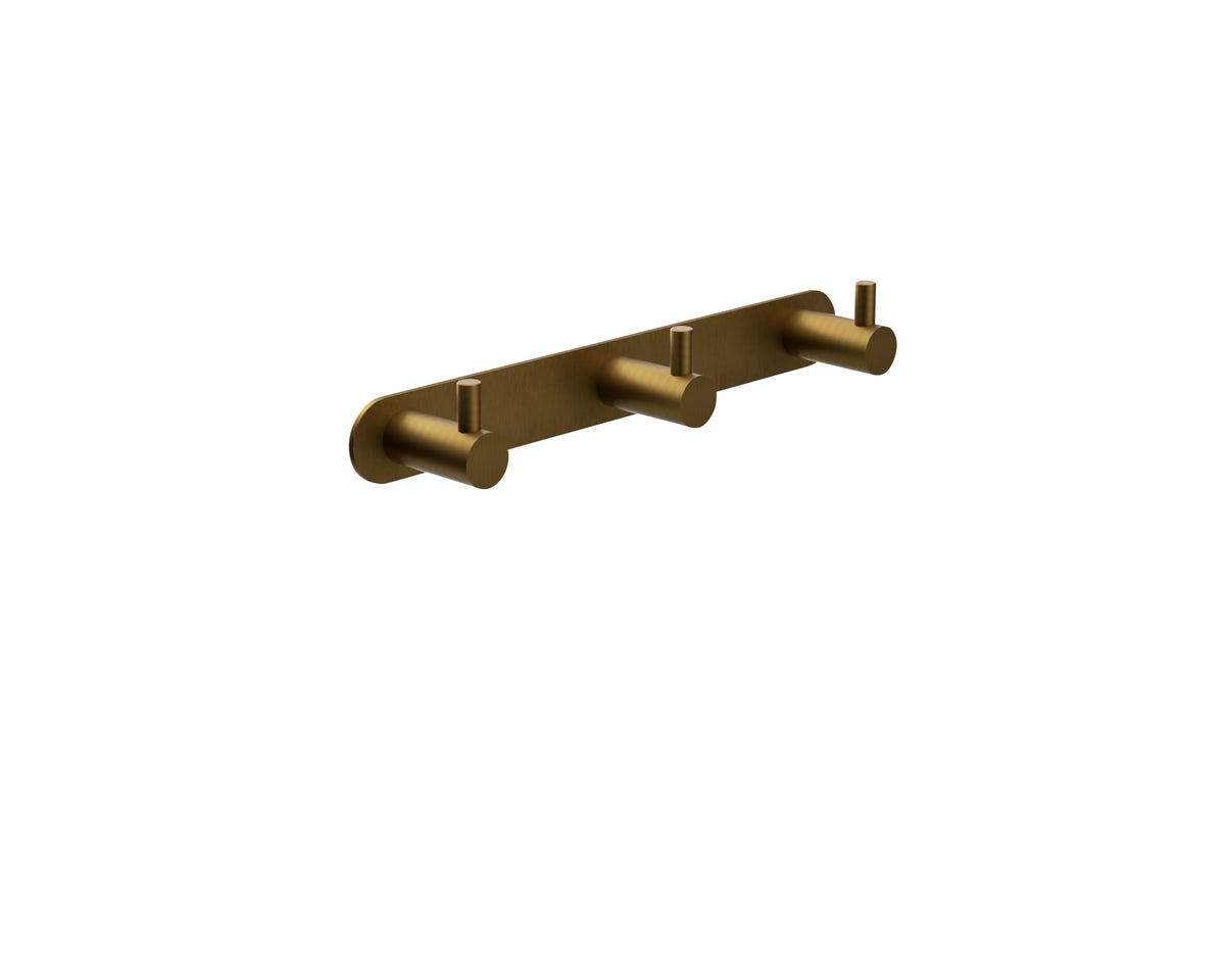 PERCHA TRIPLE EN ACERO INOX S.304 SERIE ESSENTIAL