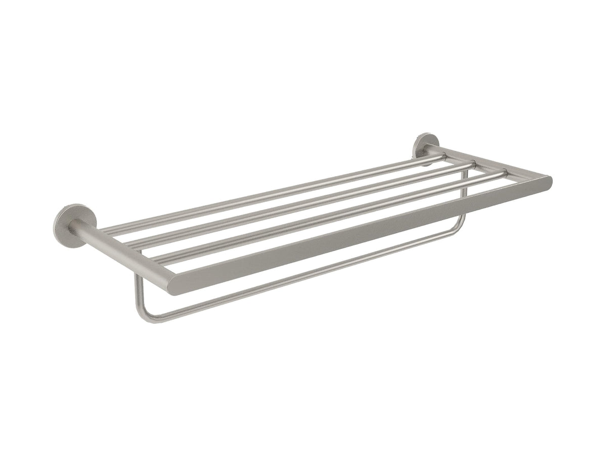 TOALLERO DOBLE EN ACERO INOX. S.304 SERIE PRACTIC