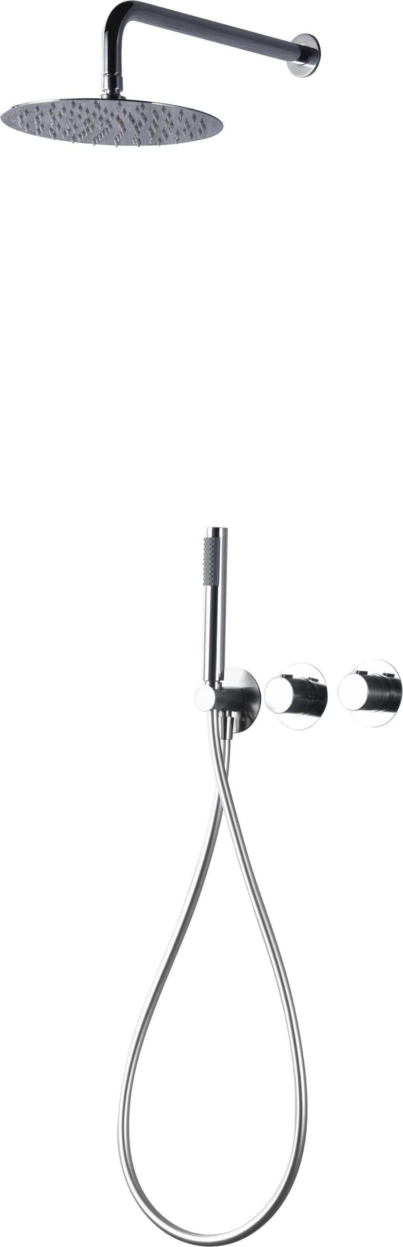 CONJUNTO DUCHA TERMOSTÁTICO EMPOTRADO ASSEN Cromado