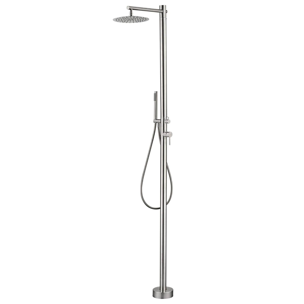 DUCHA PISCINA EXTERIOR EN ACERO INOX. S.316 SERIE KANSAS