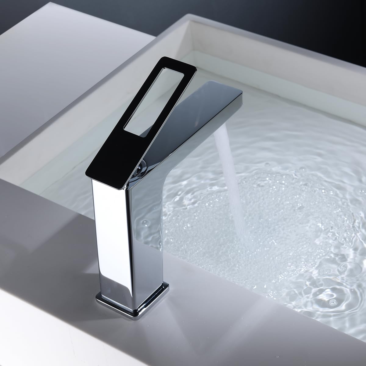 GRIFO LAVABO CAÑO BAJO MONOMANDO SERIE SUECIA