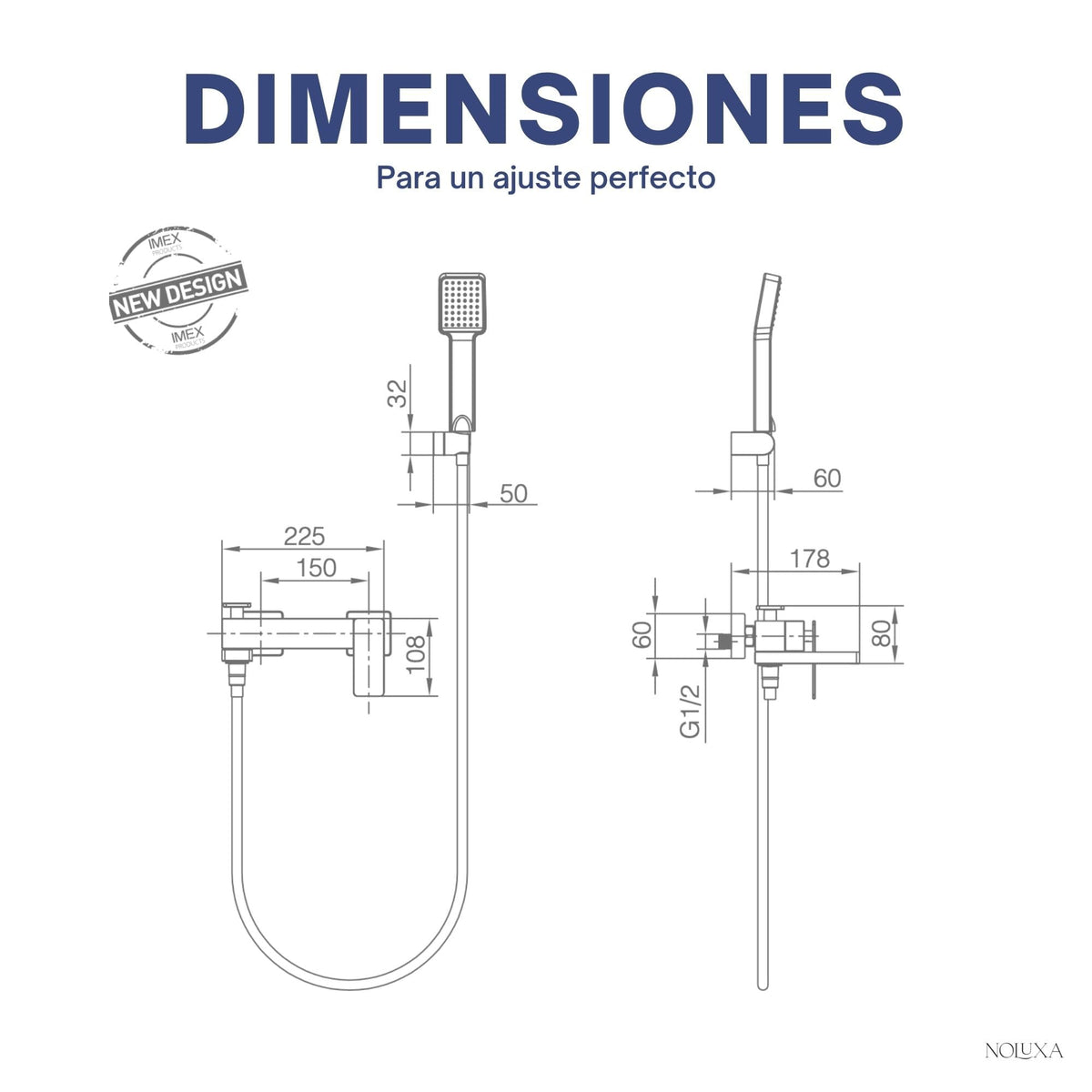 Mitigeur de bain-douche Série PISA