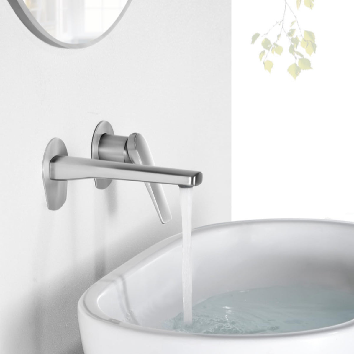 GRIFO LAVABO EMPOTRADO MONOMANDO SERIE DELOS