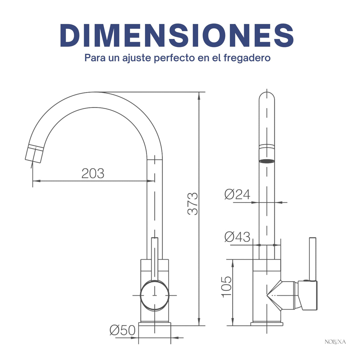 GRIFO DE COCINA SERIE LYON