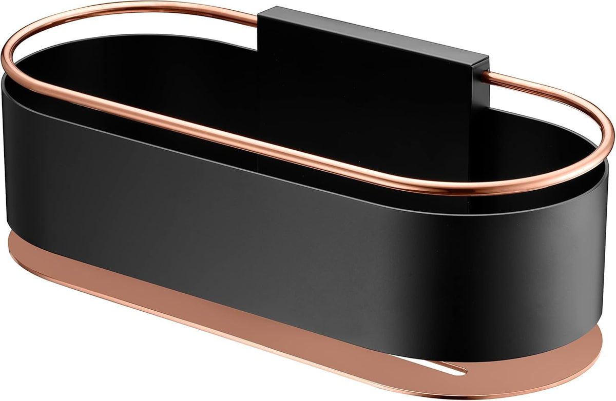 IMEX Jabonera Frontal ANGA Negro y Oro Rosa