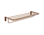 TOALLERO DOBLE EN ACERO INOX. S.304 SERIE AURA