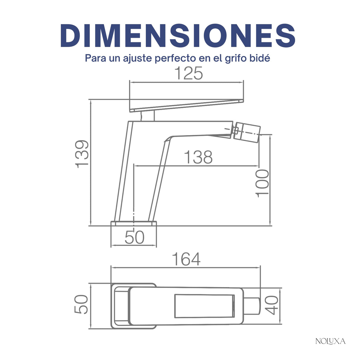 GRIFO BIDET MONOMANDO SERIE SUECIA