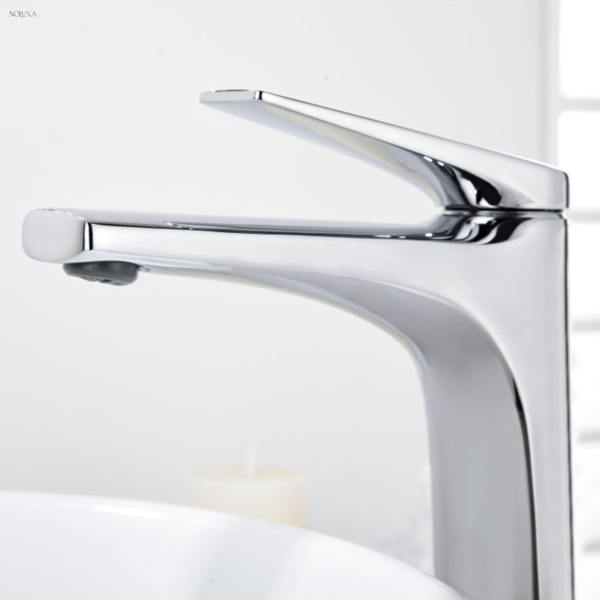 GRIFO LAVABO CAÑO ALTO MONOMANDO SERIE DELOS