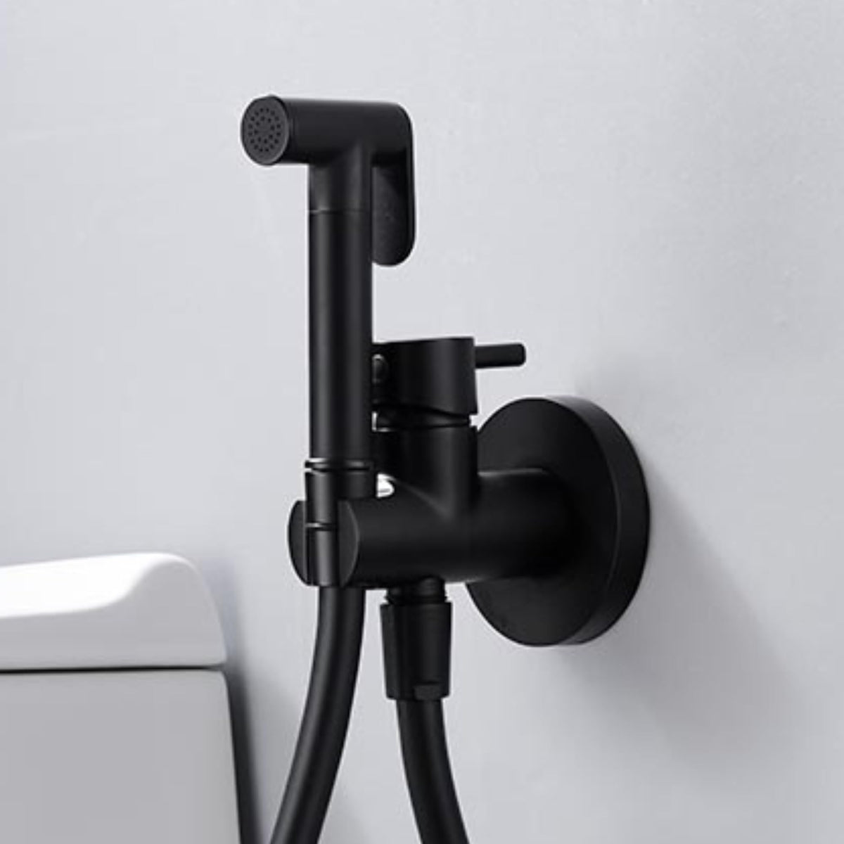 GRIFO EMPOTRADO DE BIDÉ MÚNICH SERIE MÚNICH Negro Mate