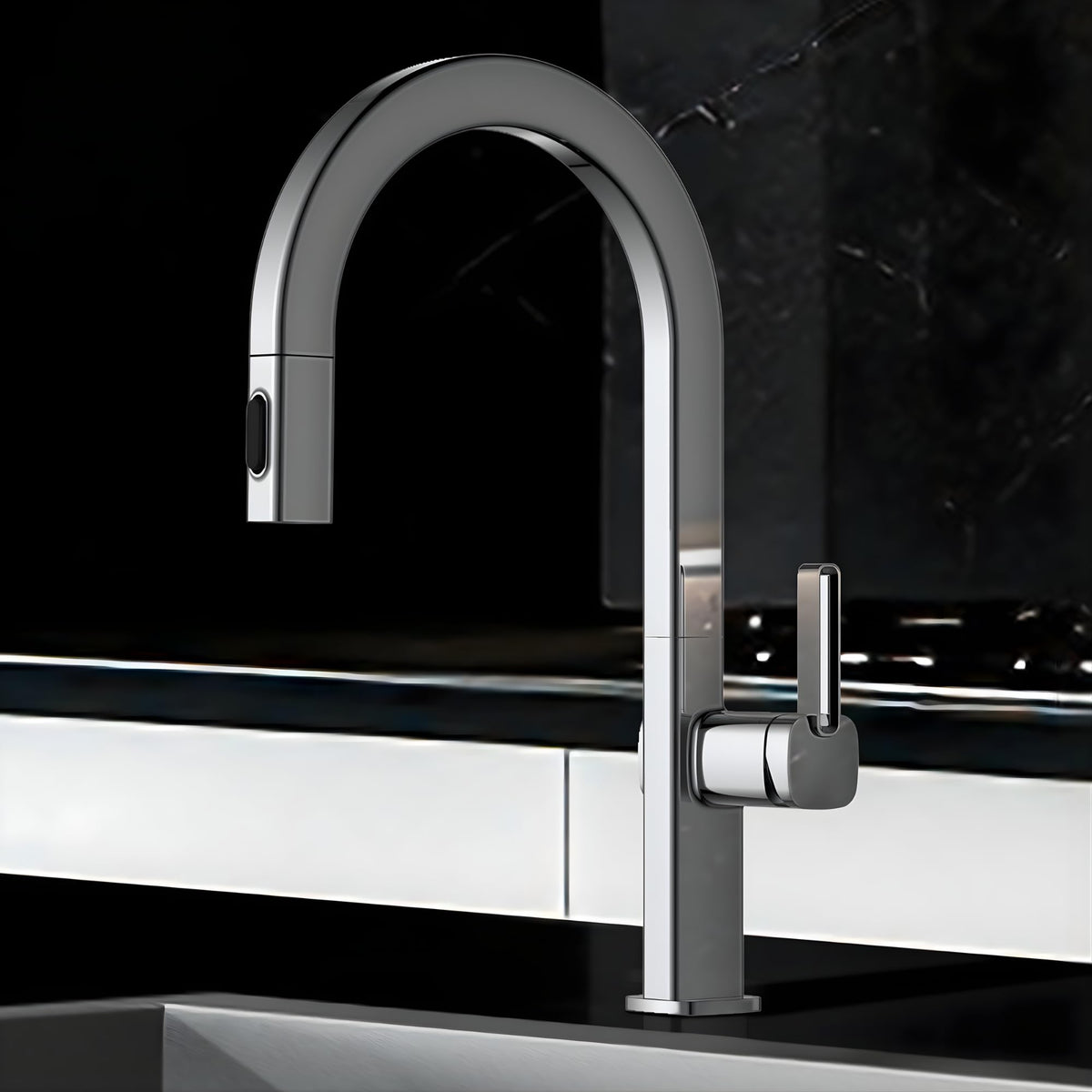 GRIFO DE COCINA EXTRAÍBLE CON DIFUSOR SERIE CANADA
