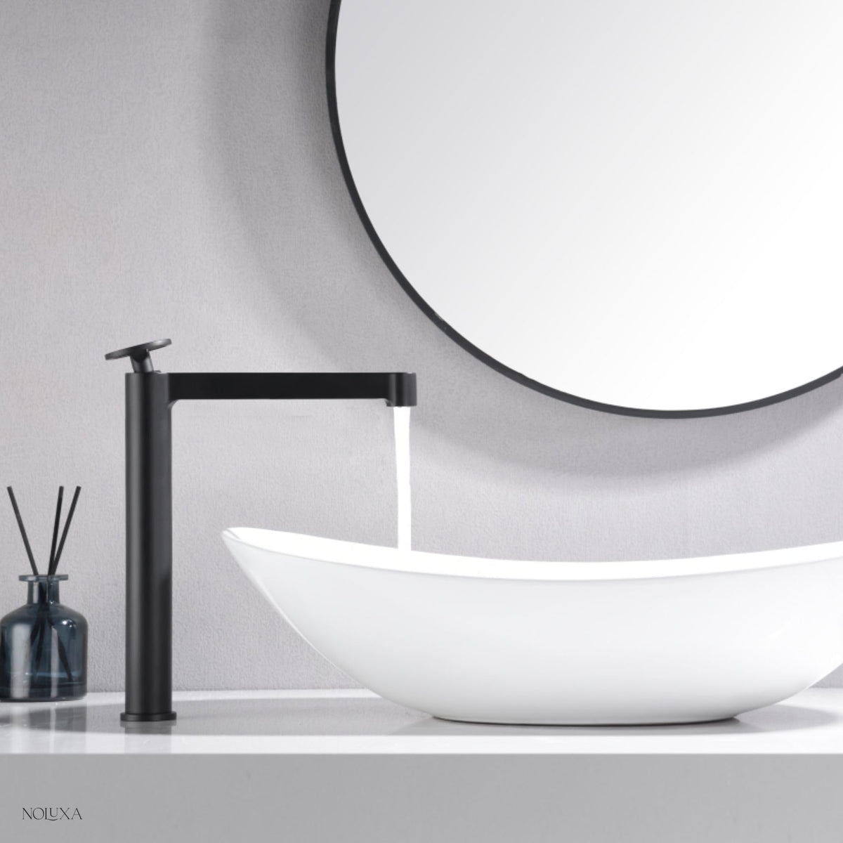 GRIFO LAVABO CAÑO ALTO MONOMANDO SERIE OLIMPO