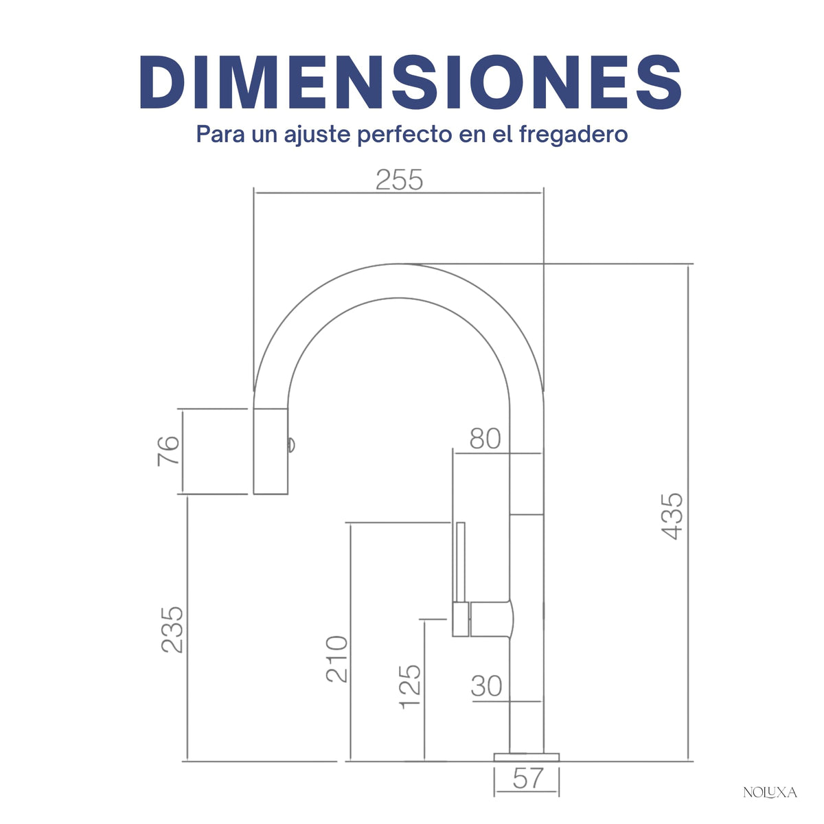 GRIFO DE COCINA EXTRAÍBLE CON DIFUSOR SERIE SAMOA