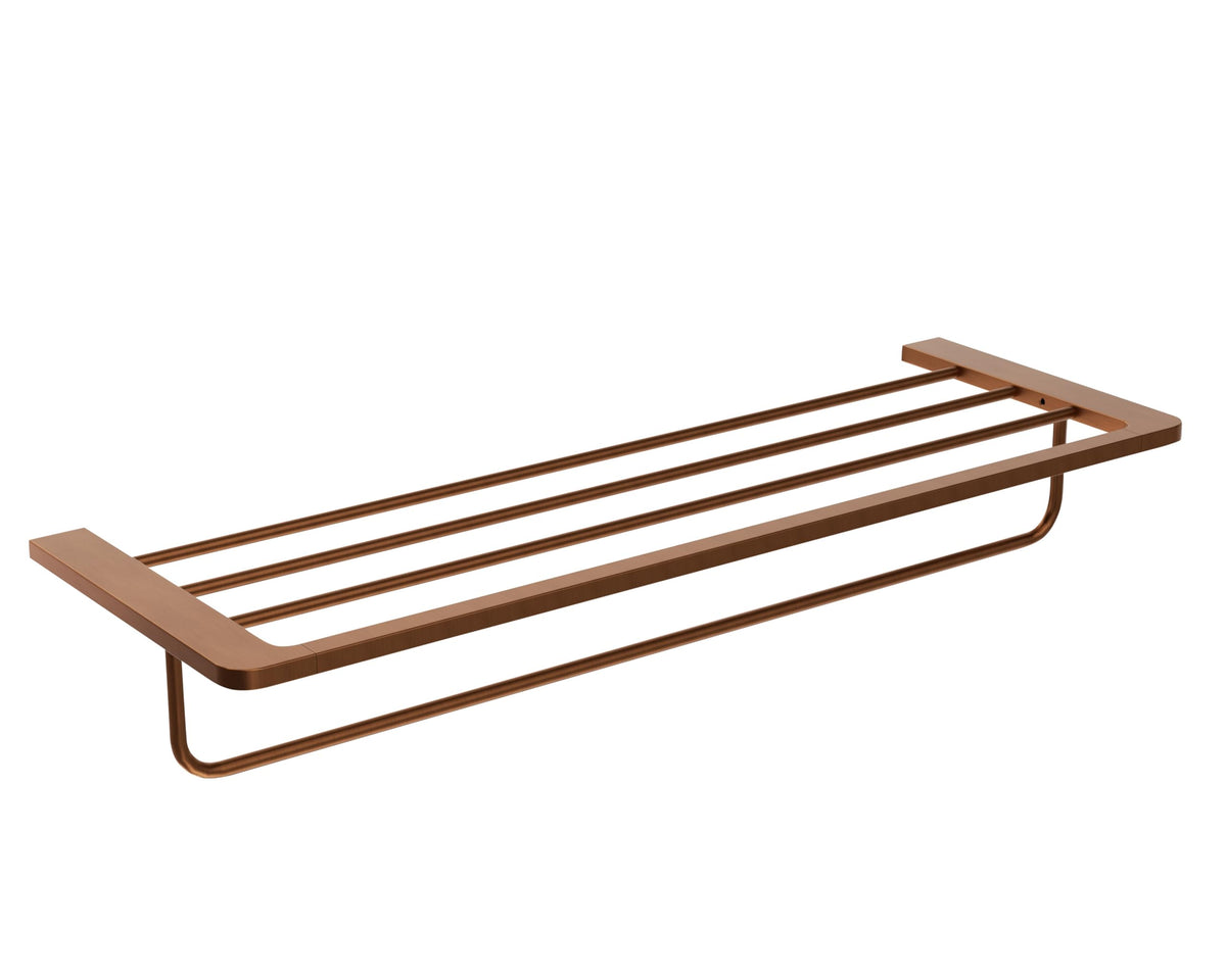 TOALLERO DOBLE EN ACERO INOX. S.304 SERIE NOVA