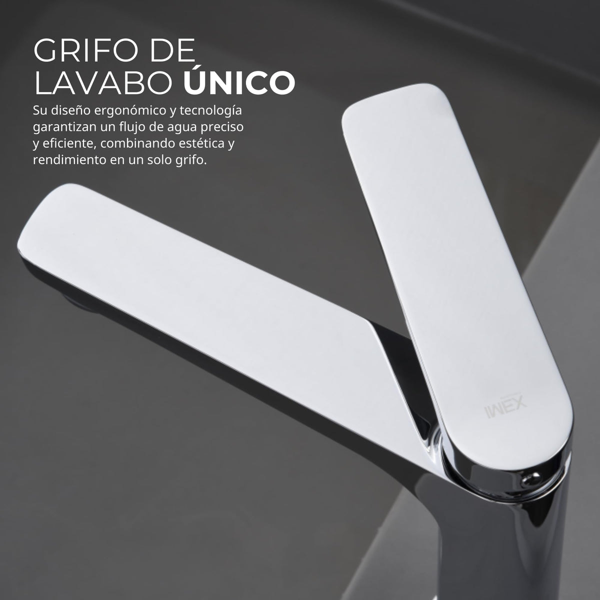 GRIFO LAVABO CAÑO BAJO MONOMANDO SERIE NÁPOLES
