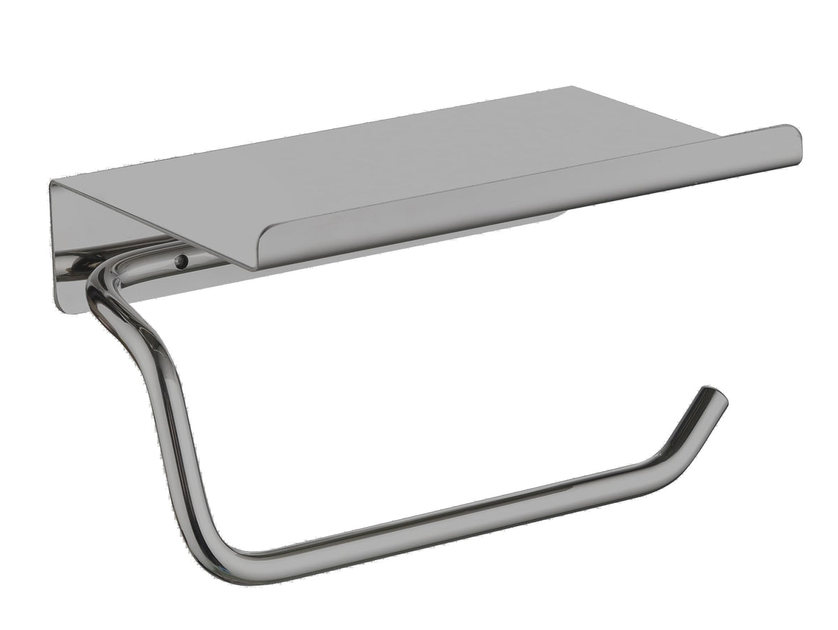 PORTARROLLOS CON REPISA EN ACERO INOX S.304 SERIE ESSENTIAL