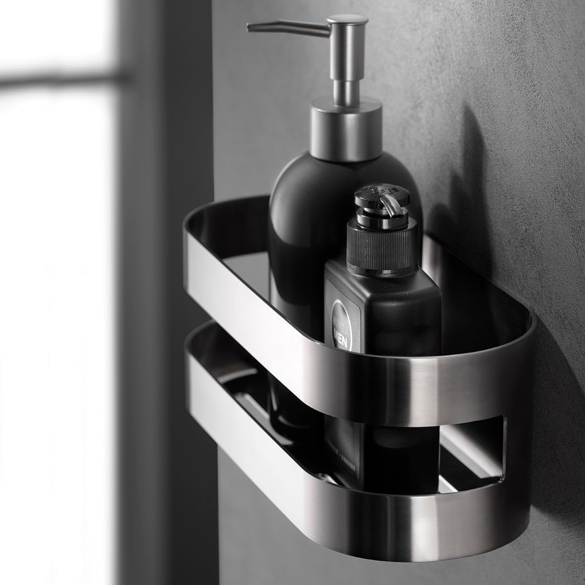 JABONERA FRONTAL DE ACERO INOX S.304 SERIE NIRMALA