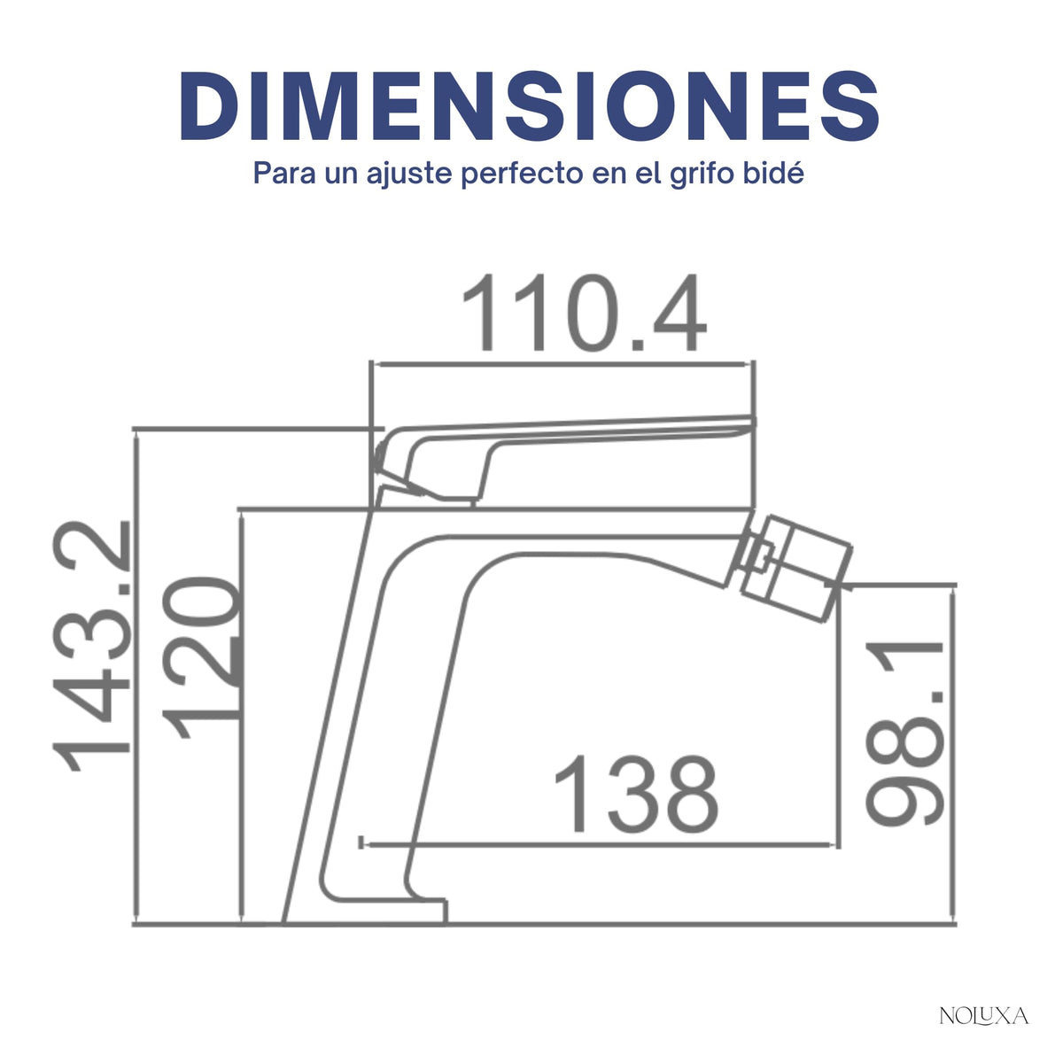 GRIFO BIDET MONOMANDO SERIE FIYI