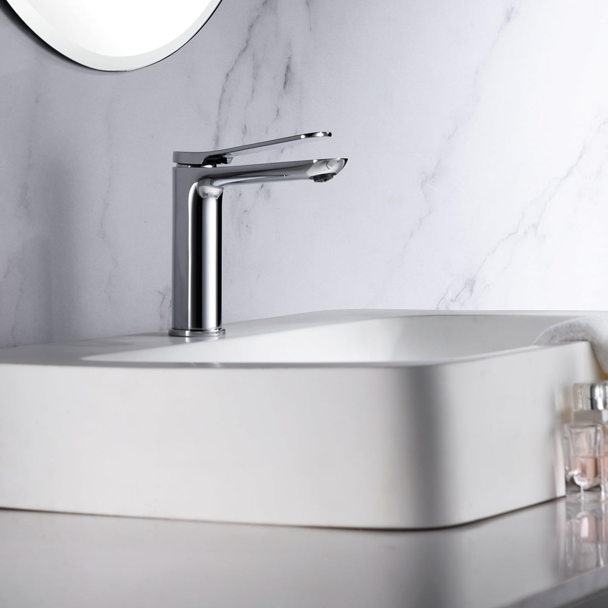 GRIFO LAVABO CAÑO BAJO MONOMANDO SERIE DINAMARCA