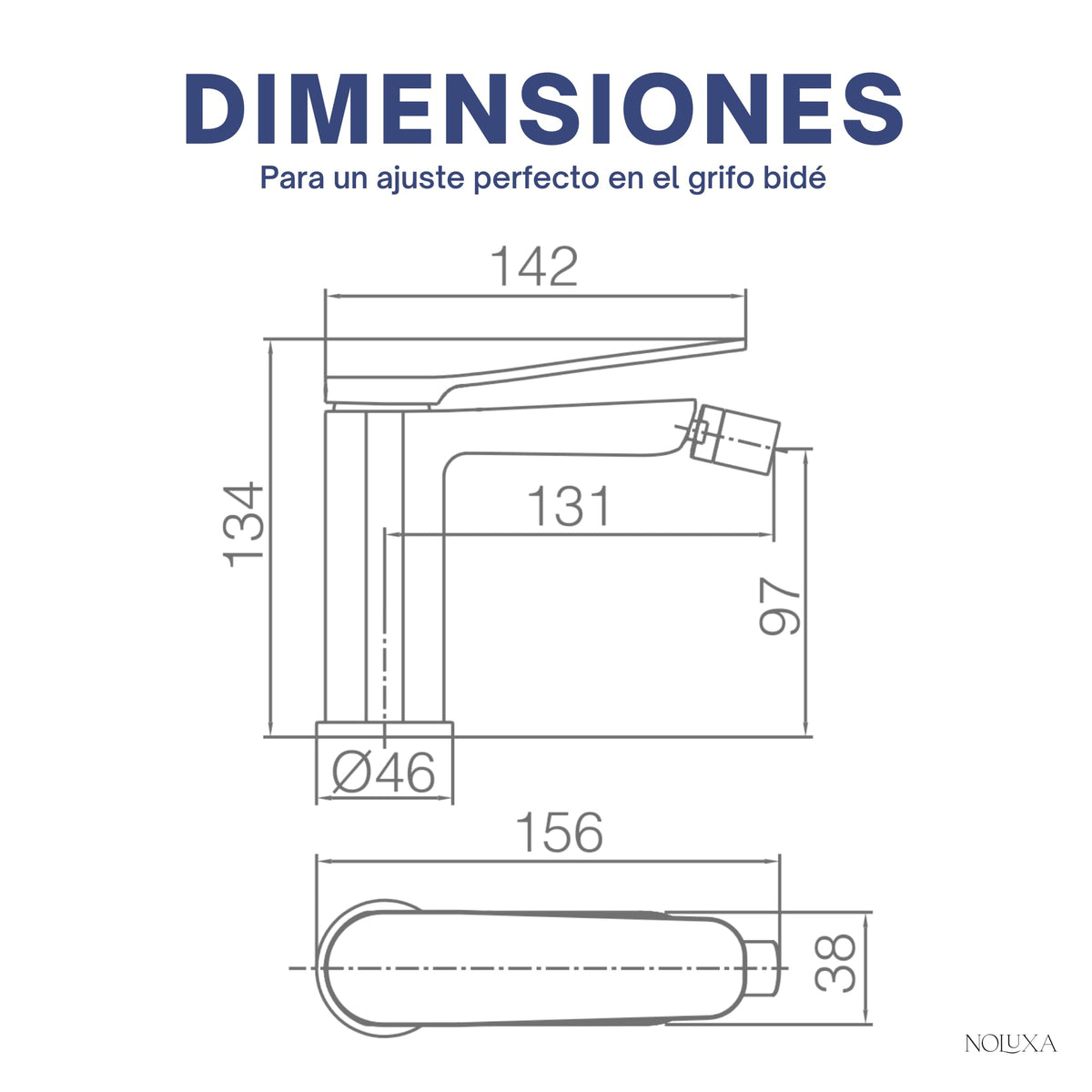 GRIFO BIDET MONOMANDO SERIE DINAMARCA