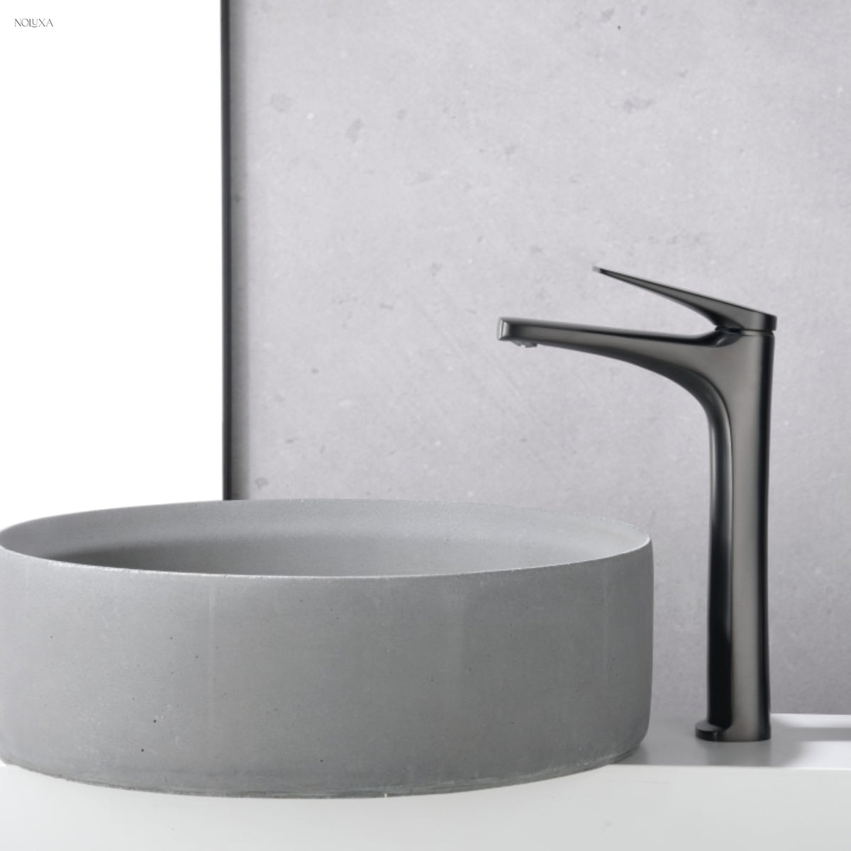GRIFO LAVABO CAÑO ALTO MONOMANDO SERIE DELOS