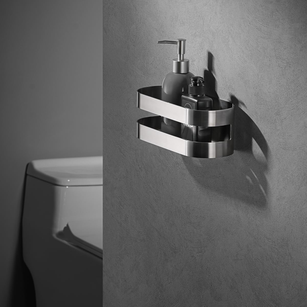 JABONERA FRONTAL DE ACERO INOX S.304 SERIE NIRMALA