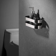 JABONERA FRONTAL DE ACERO INOX S.304 SERIE NIRMALA