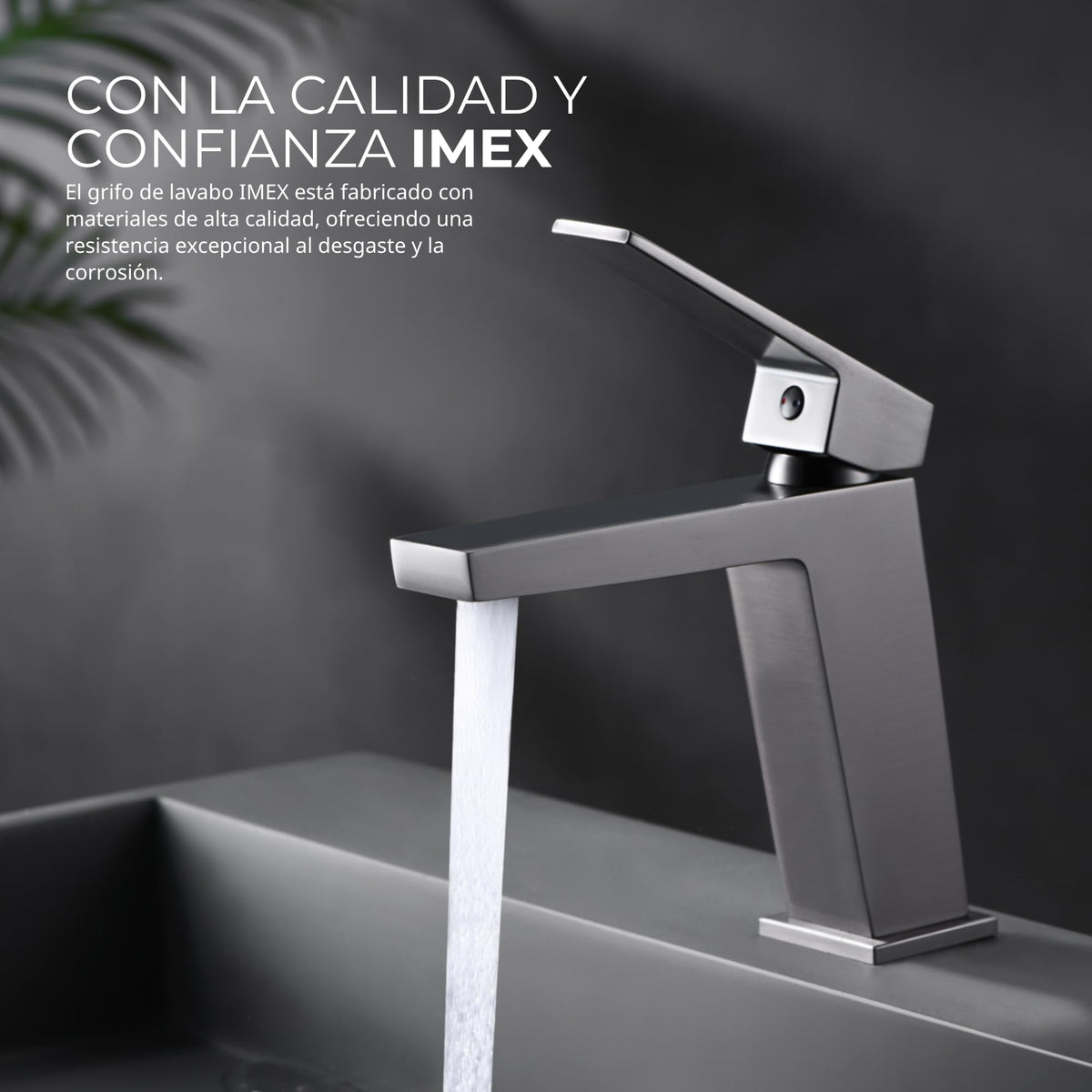 GRIFO LAVABO CAÑO BAJO MONOMANDO SERIE ART