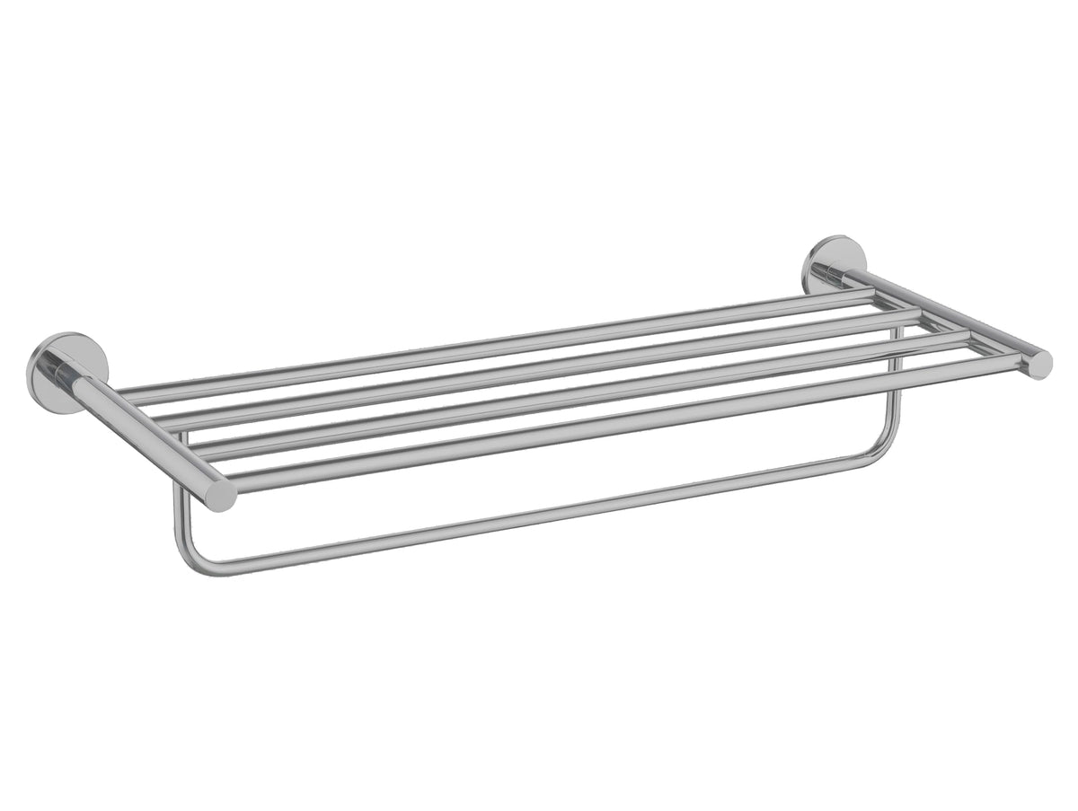 TOALLERO DOBLE EN ACERO INOX. S.304 SERIE ESSENTIAL