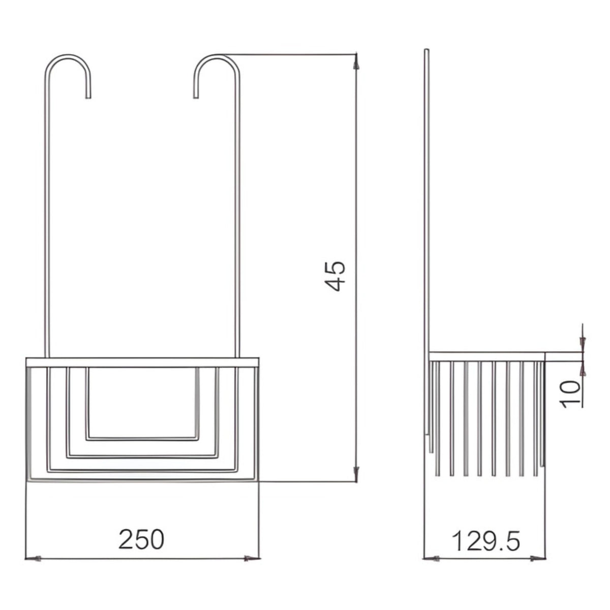 JABONERA PARA GRIFERÍA EN ACERO INOX S.304