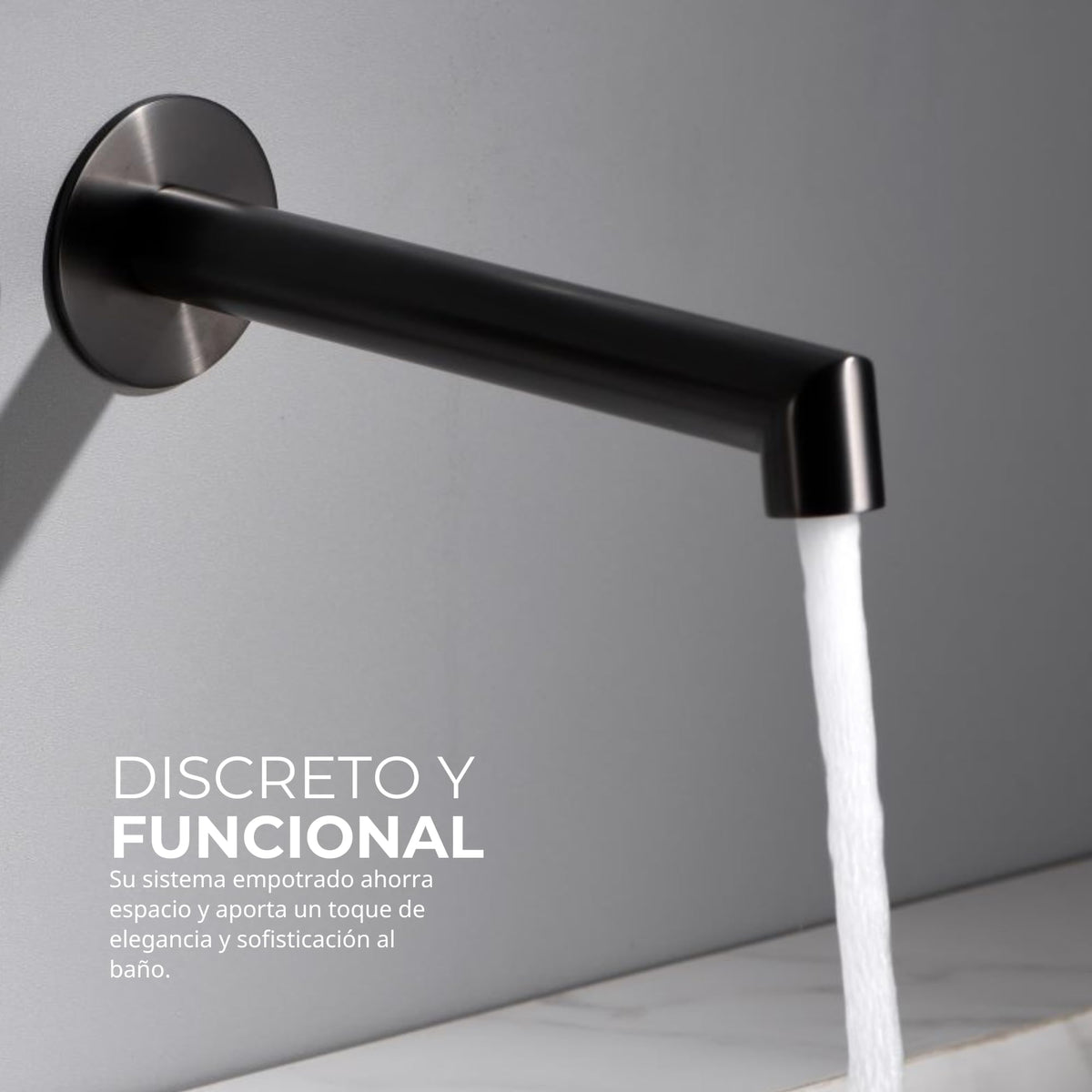 GRIFO LAVABO EMPOTRADO MONOMANDO SERIE LINE