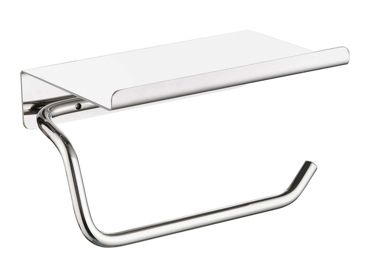 PORTARROLLOS CON REPISA EN ACERO INOX S.304 SERIE ESSENTIAL