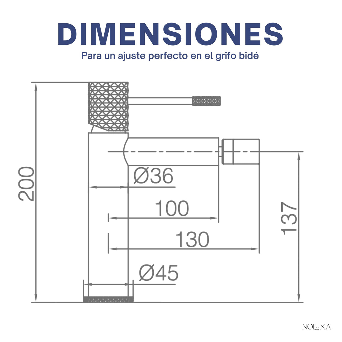 GRIFO BIDET MONOMANDO SERIE GÉNOVA